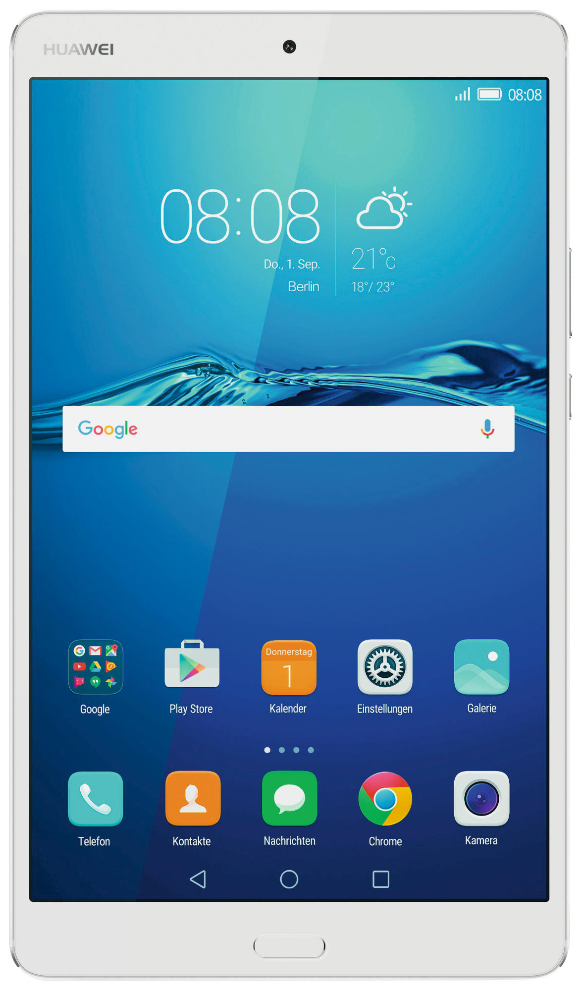 HUAWEI MediaPad M3 WIFI, Tablet, 32 GB, 8,4 Zoll, Silber