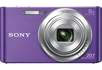 SONY DSC-W830 lila digitális fényképezőgép + 16GB memóriakártya + Tok