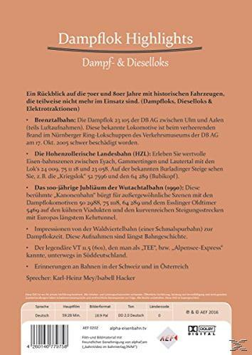 Dampflok Highlights - Dampf- & Dieselloks DVD