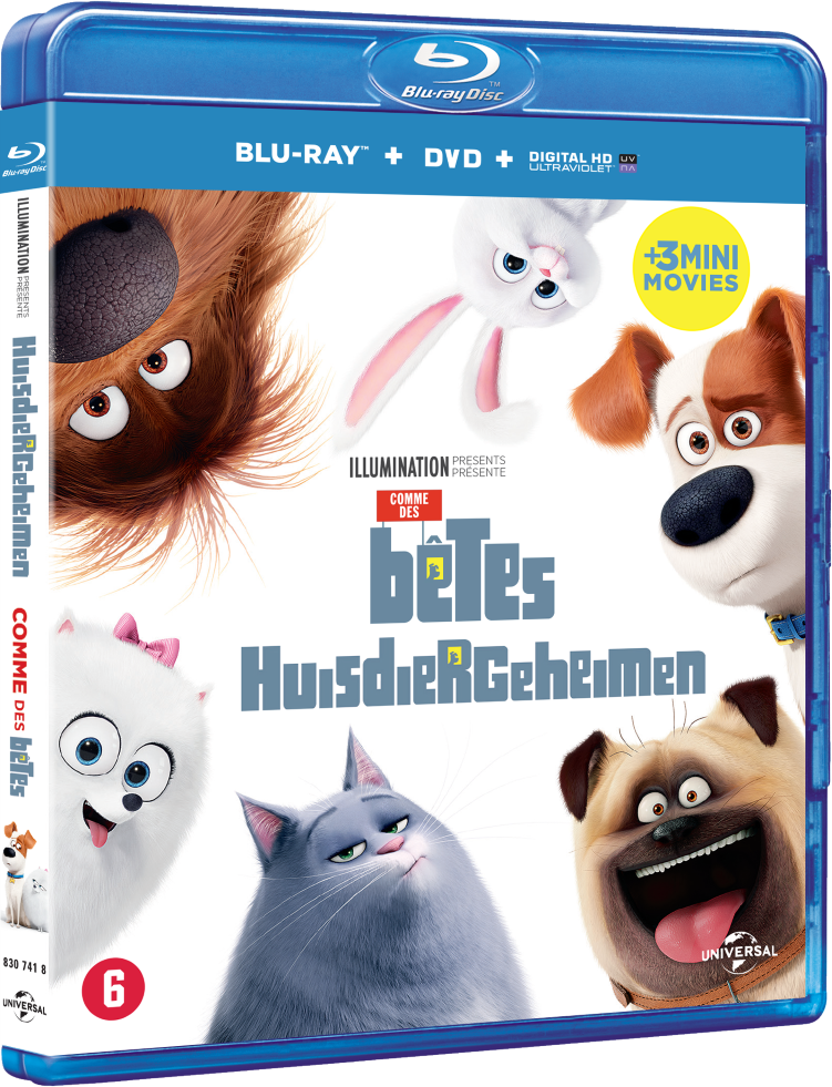 Couverture Blu-ray de Comme des bêtes avec des personnages animaux.