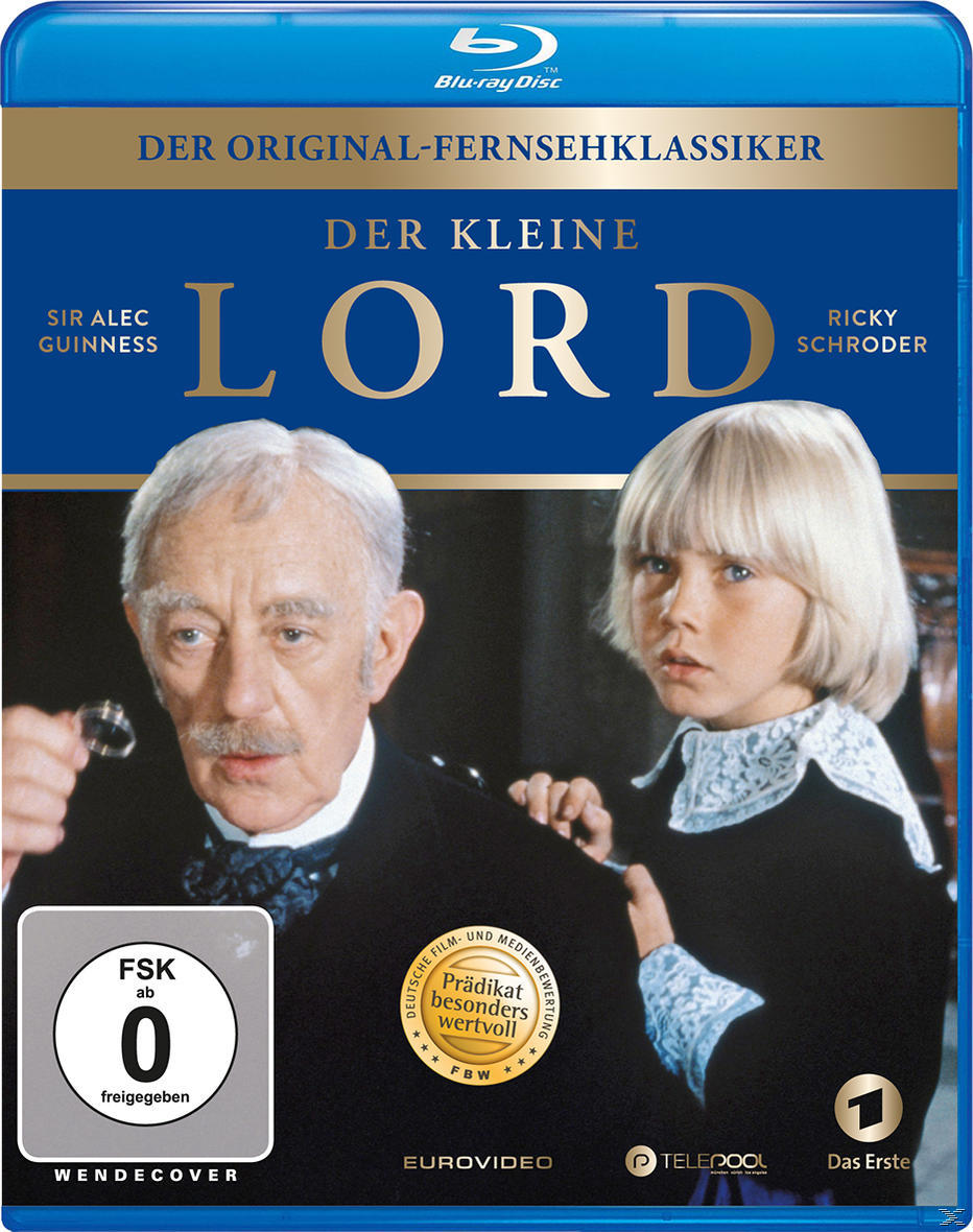 Blu-ray-Cover von 'Der Kleine Lord' mit Sir Alec Guinness und Ricky Schroder.