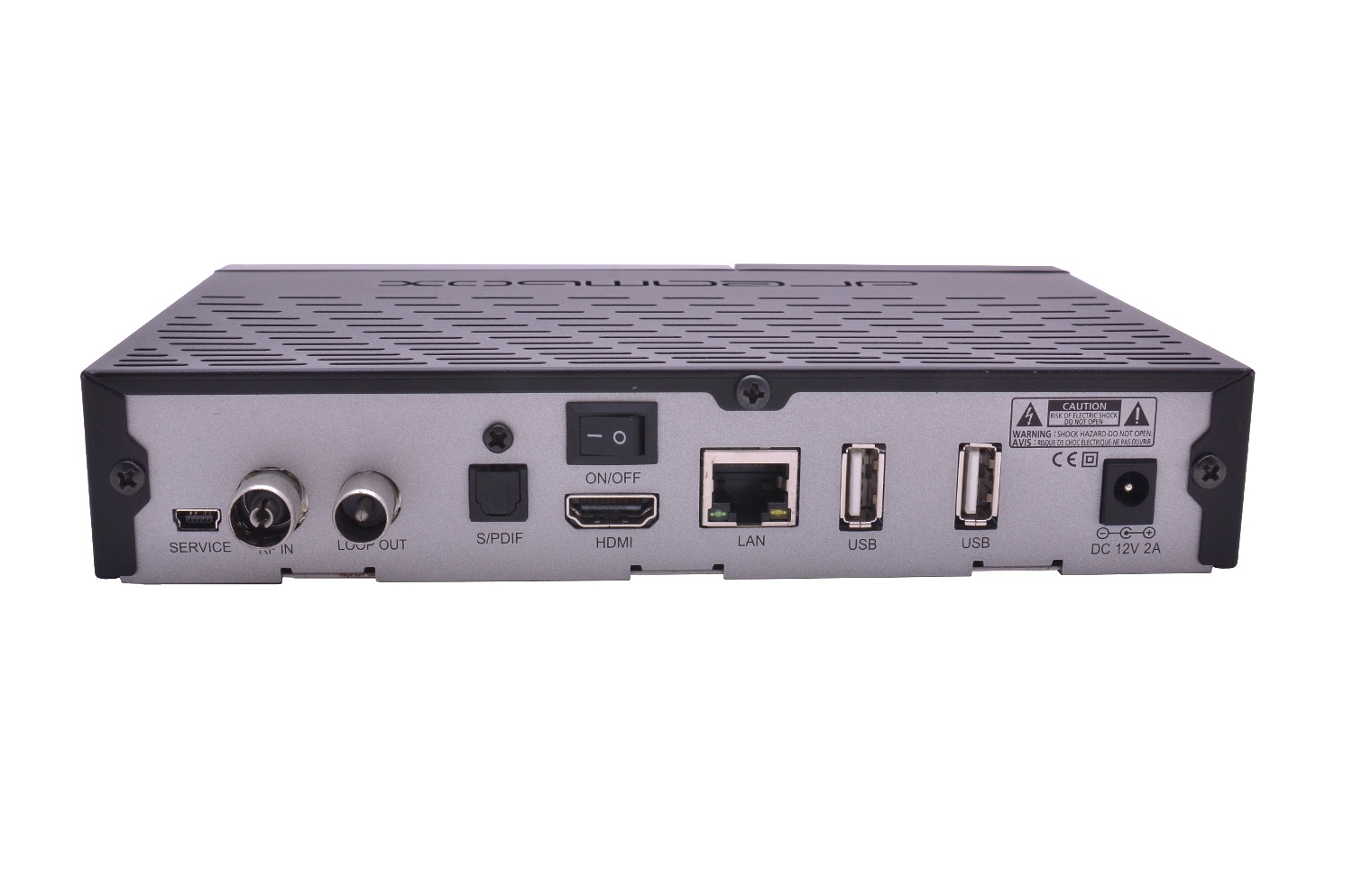 DREAM Dreambox DM520 Receiver (HDTV, DVB-T2 HD, DVB-C, DVB-C2, Schwarz)