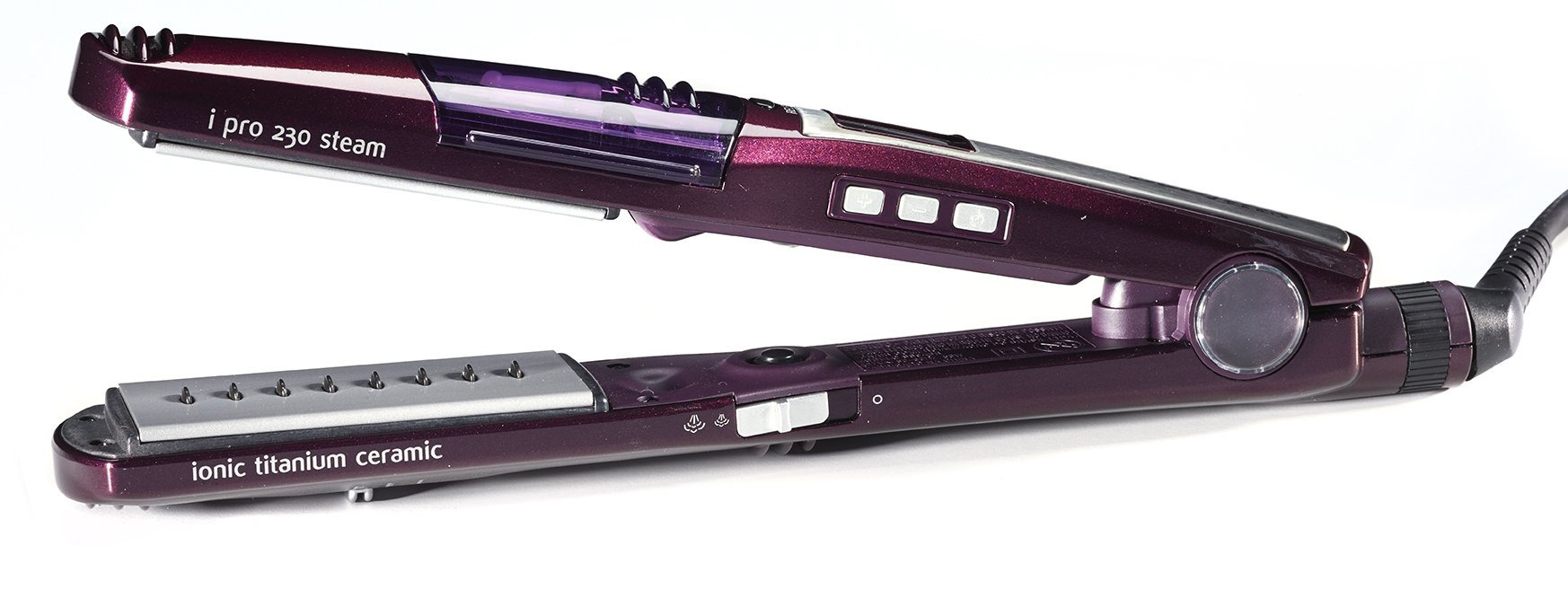 BABYLISS ST395E I-PRO 230 STEAM - Glätteisen (Aubergine)