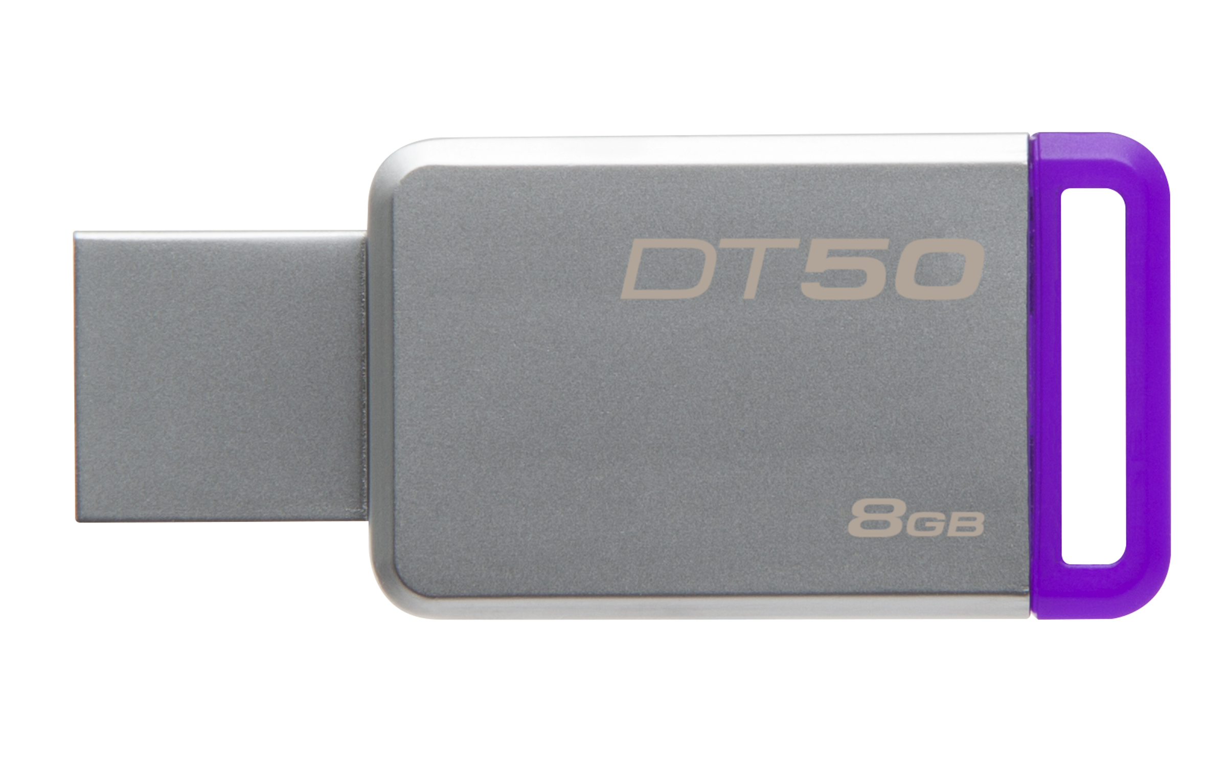 KINGSTON 8GB USB 3.1 Gen1(USB3.0) DataTravel 50 (Metal/Mor) DT50/8GB USB Bellek