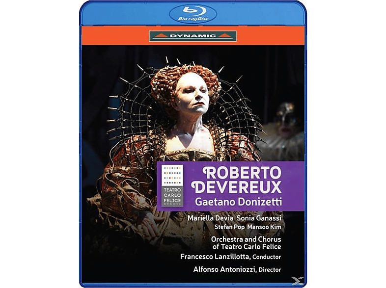 Devia/Ganassi/Pop/Lanzillotta/Teatro Carlo Felice - Roberto Devereux  - (Blu-ray)