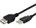 VIVANCO USB 2.0 A - USB A hona 0.75m - Svart