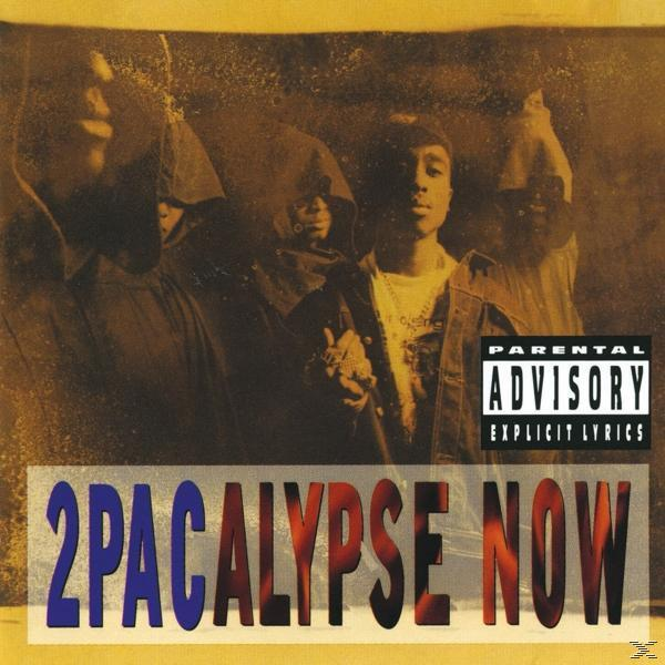 Albumcover für 2Pacs „2Pacalypse Now“. Enthält Bilder von 2Pac und anderen Figuren.