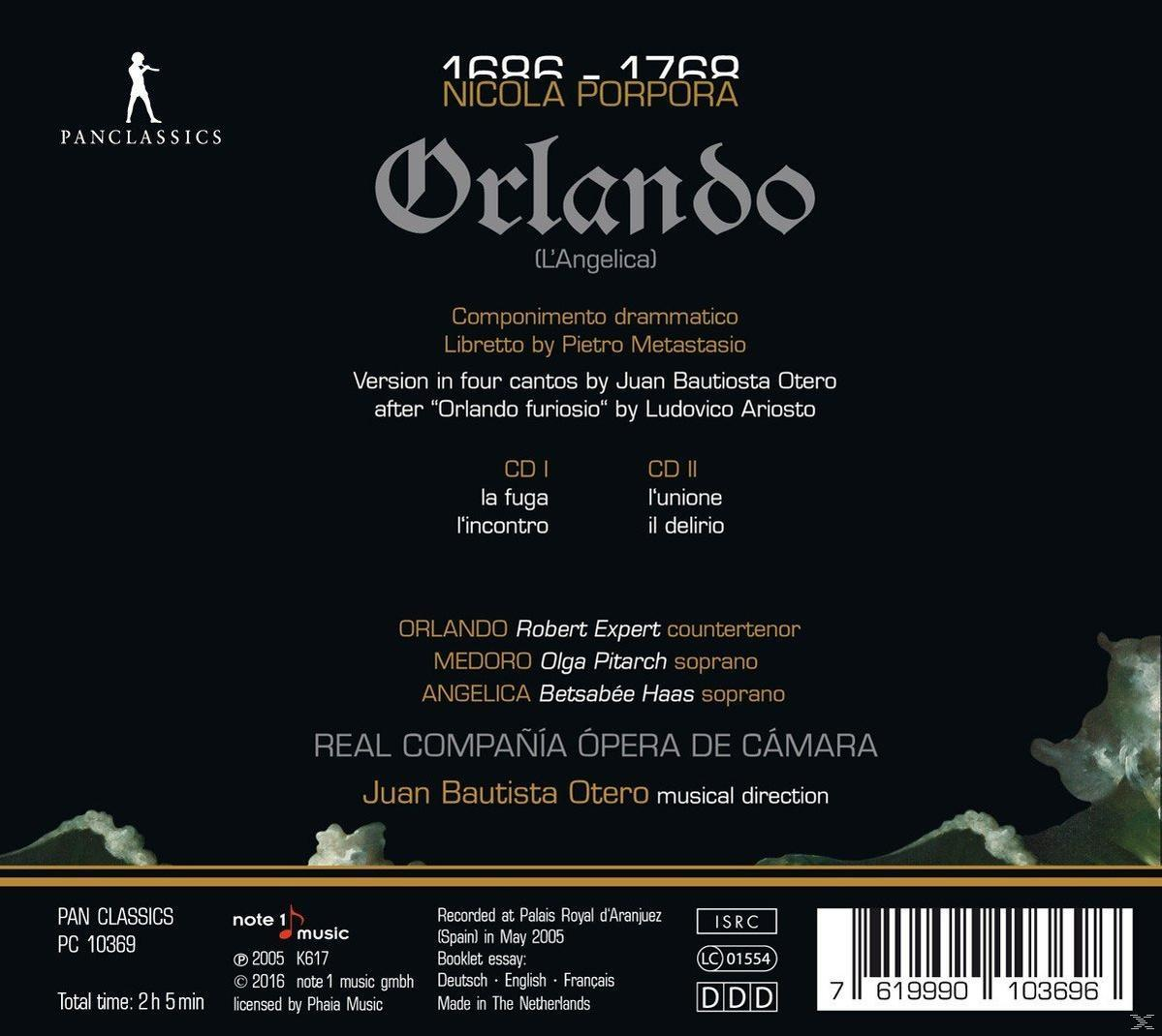 Robert Expert, Olga Pitarch, Betsabée Haas, Real Compania Opera De Camara - Orlando  - (CD)
