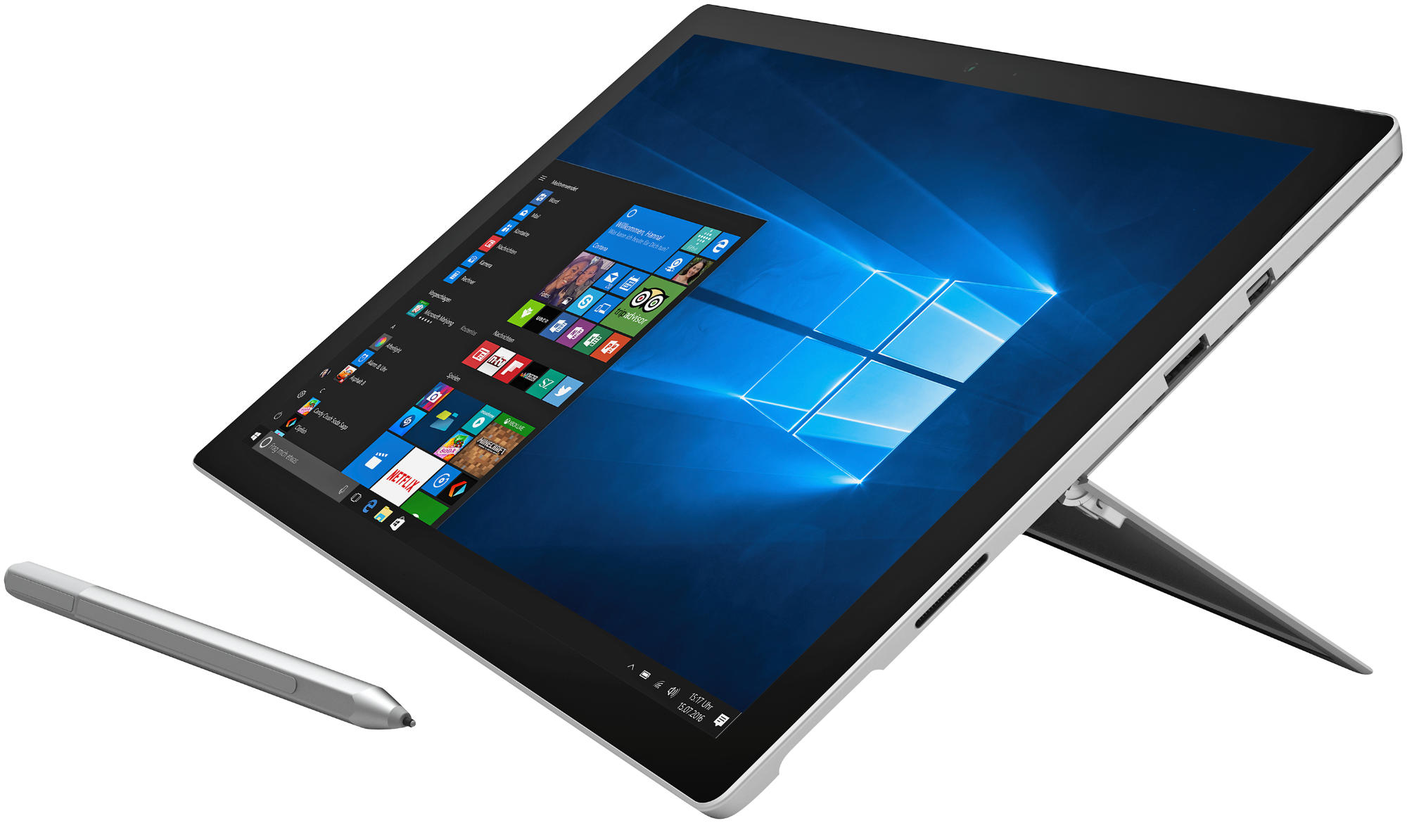 MICROSOFT Surface Pro 4 - 12,3 Zoll - Intel® Core™ i5 i5-6300U - 8 GB - 256 GB - Intel® HD 520 - Windows 10 Pro (64 Bit)