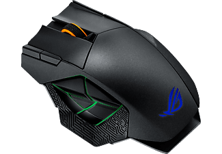 ASUS ROG Spatha - Gaming Maus, Signalübertragung, 8200 dpi, Schwarz