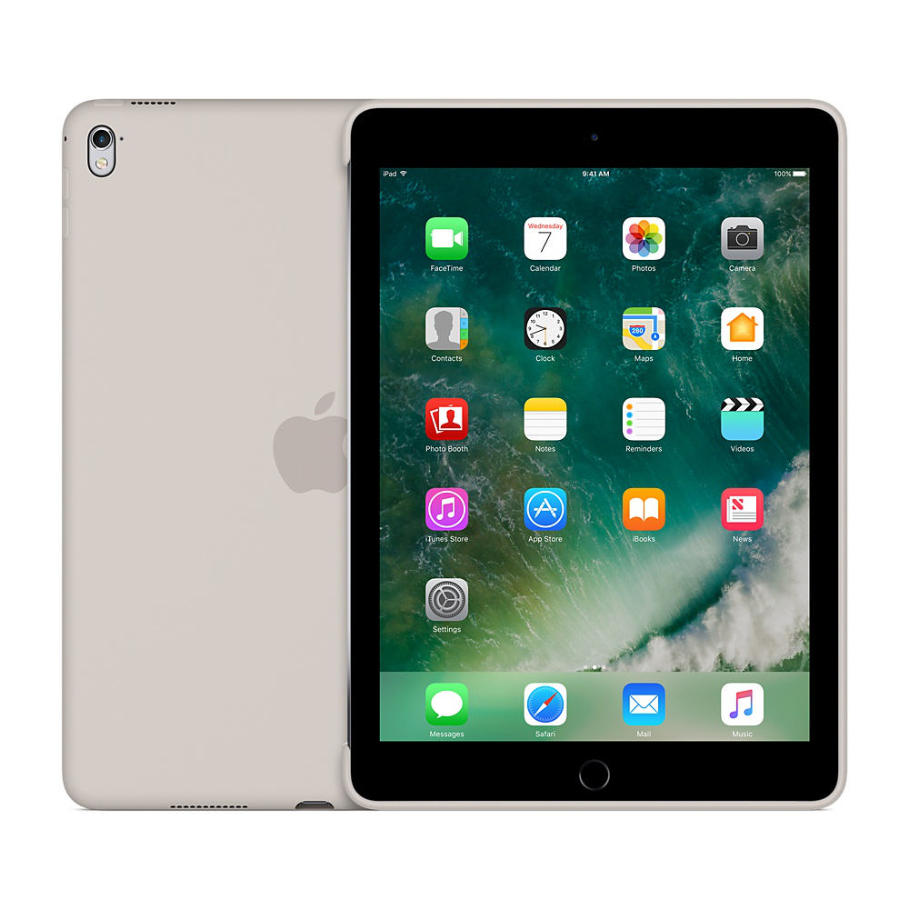 APPLE iPad Pro 9.7 inç Silikon Kılıf Taş Rengi
