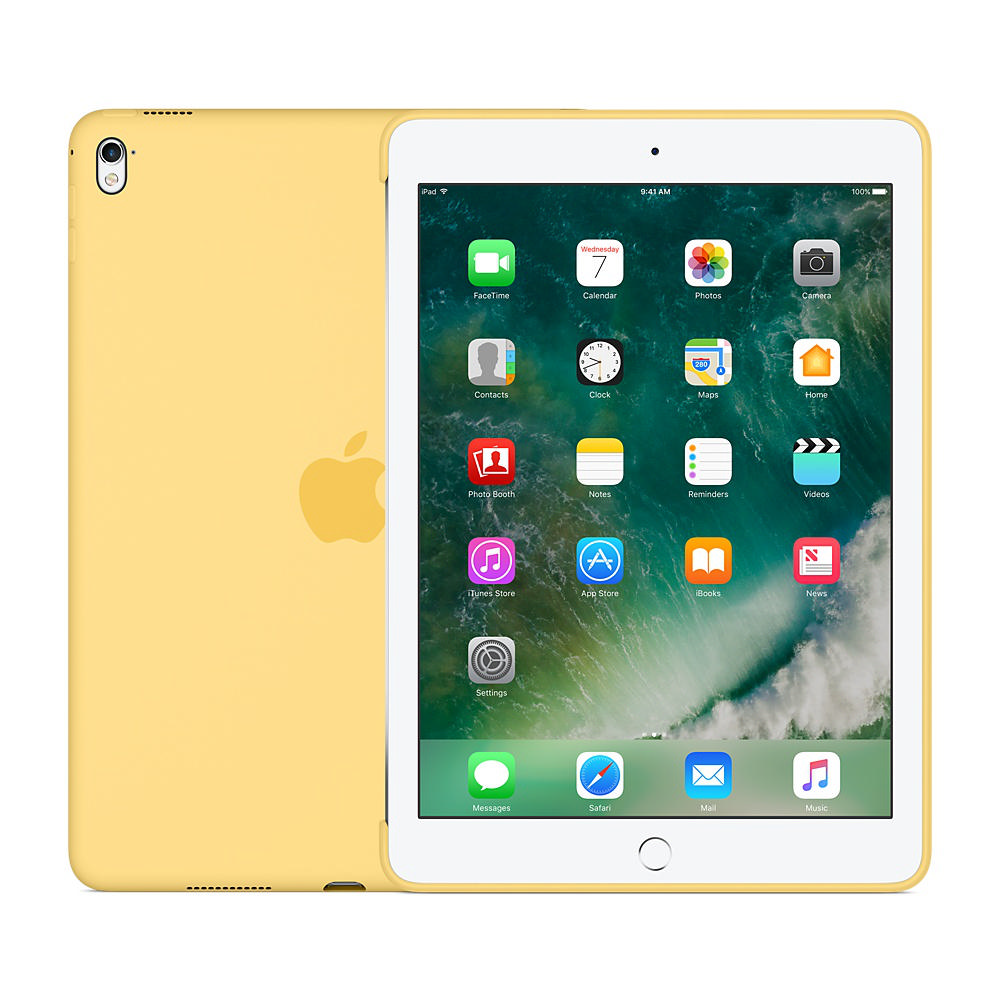 APPLE iPad Pro 9.7 inç Silikon Kılıf Sarı
