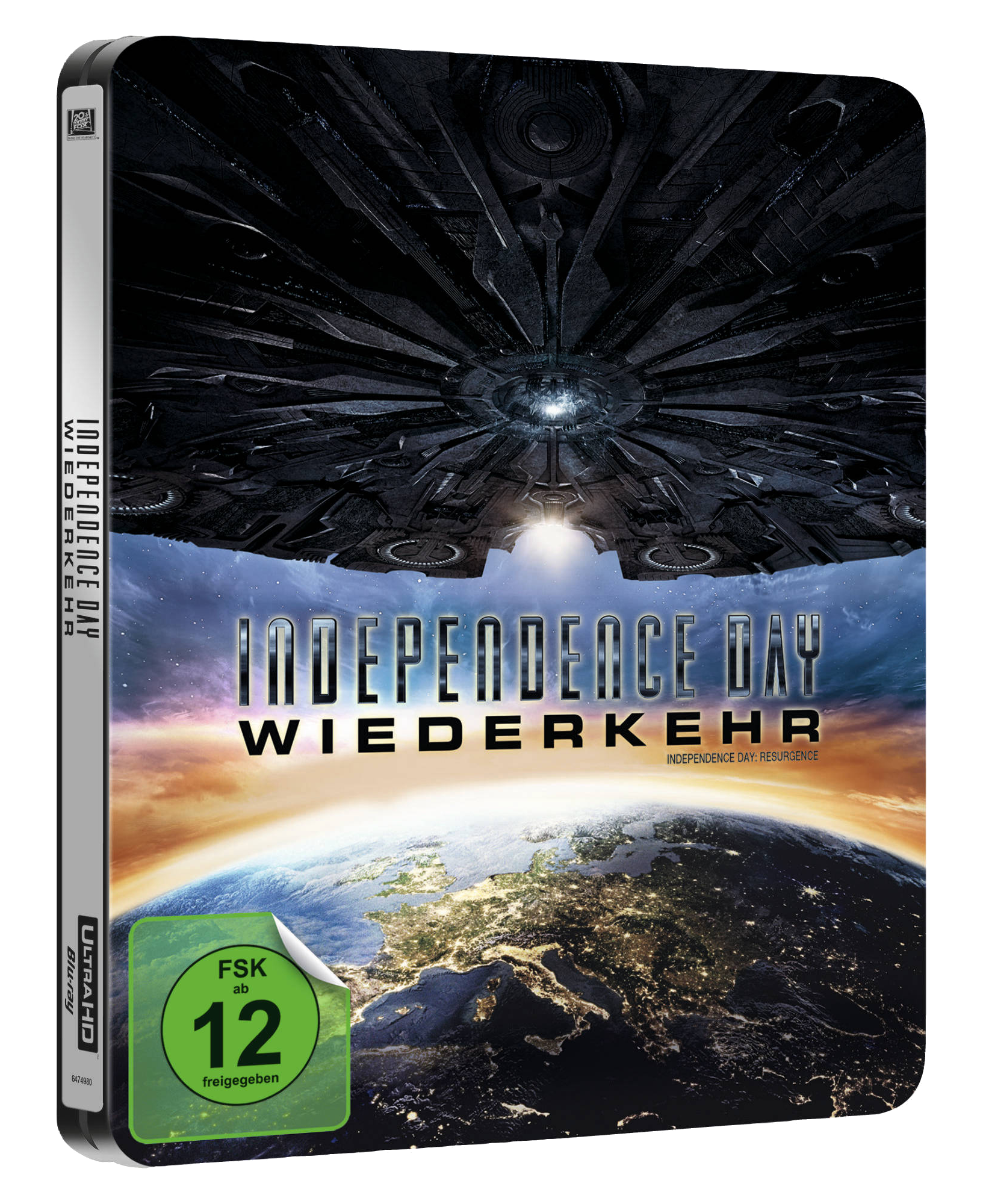 Independence Day: Wiederkehr (Exklusives Steelbook) 4K Ultra HD Blu-ray + Blu-ray