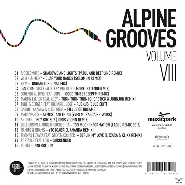 VARIOUS - Alpine Grooves Vol.8 (Kristallhütte)  - (CD)