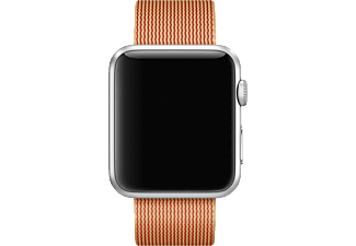 APPLE MMA62ZM/A 42 mm Naylon Örme Kordon Gold-Kırmızı