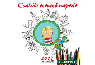 Családi tervező naptár 2017 - 30x30 cm