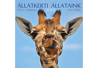 Állatkerti állataink naptár - 2017 22x22 cm