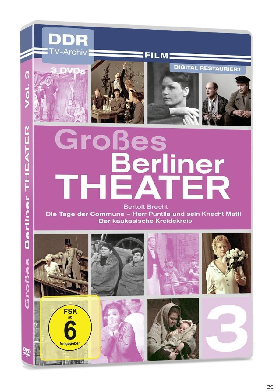 DVD-Box für ein deutsches Theaterstück mit verschiedenen Bildern und Personen auf dem Cover.