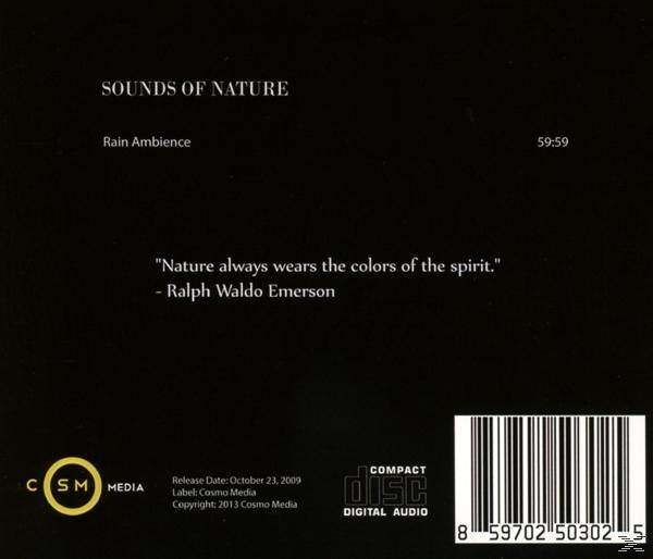 Relaxing Sounds Of Nature - Rain Ambience  - (CD)