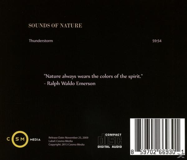 Relaxing Sounds Of Nature - Thunderstorm  - (CD)