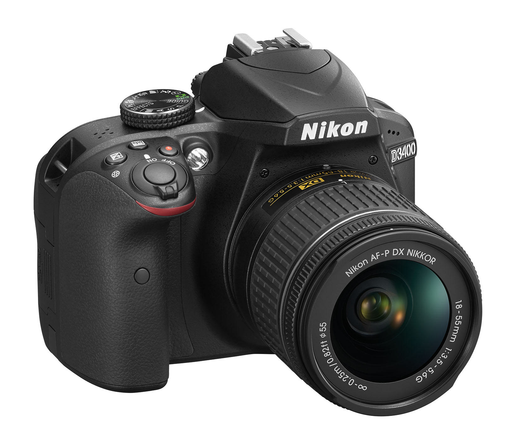 NIKON D3400 + AF-P 18-55 NON VR DSLR Fotoğraf Makinesi