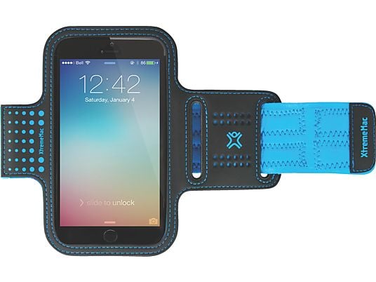 XTREMEMAC IPH6 SPORTWRAP BLUE - Smartphonetasche (Passend für Modell: Universal Universal)