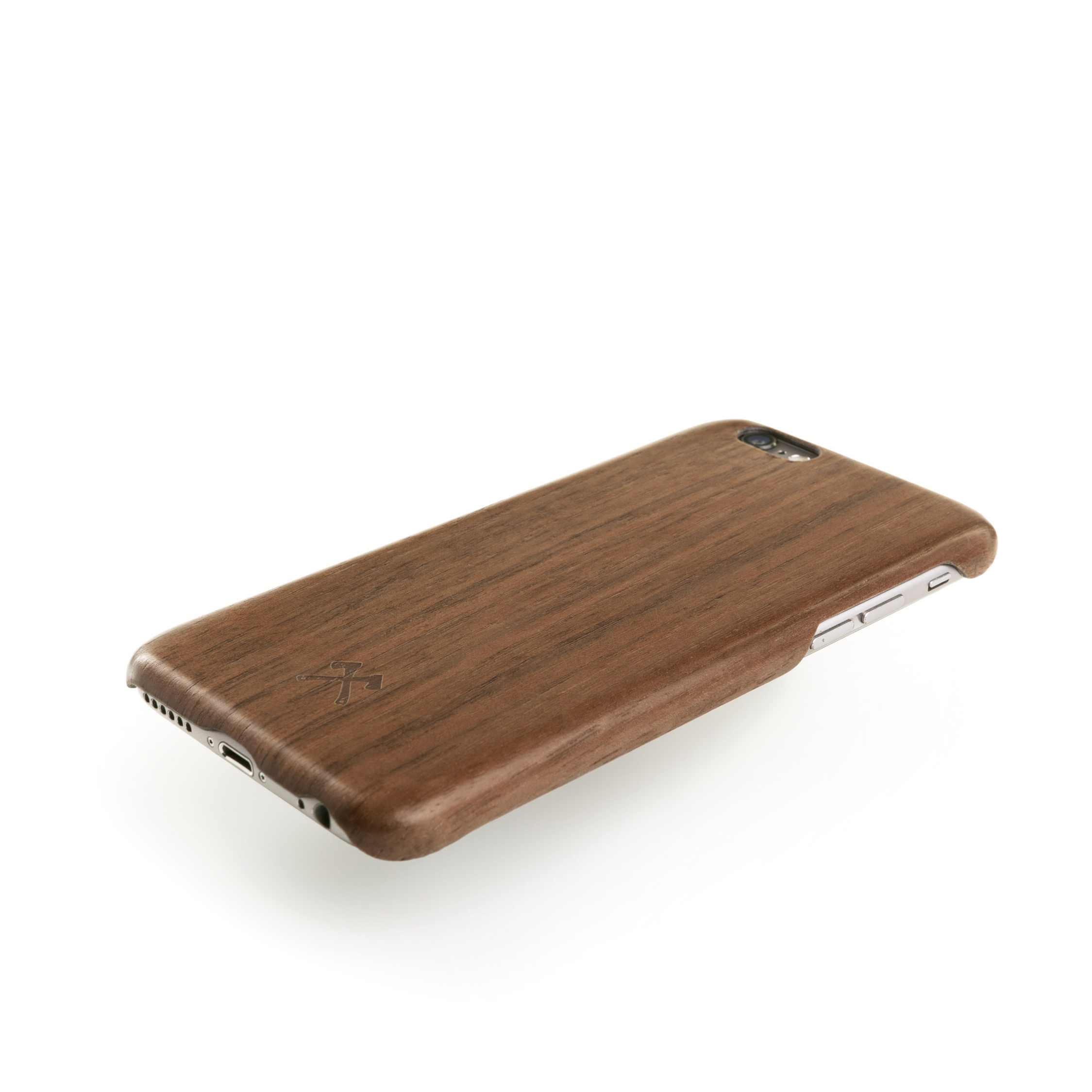 WOODCESSORIES EcoCase Slim Case, Backcover, Apple, iPhone 7, iPhone 8, Walnuss