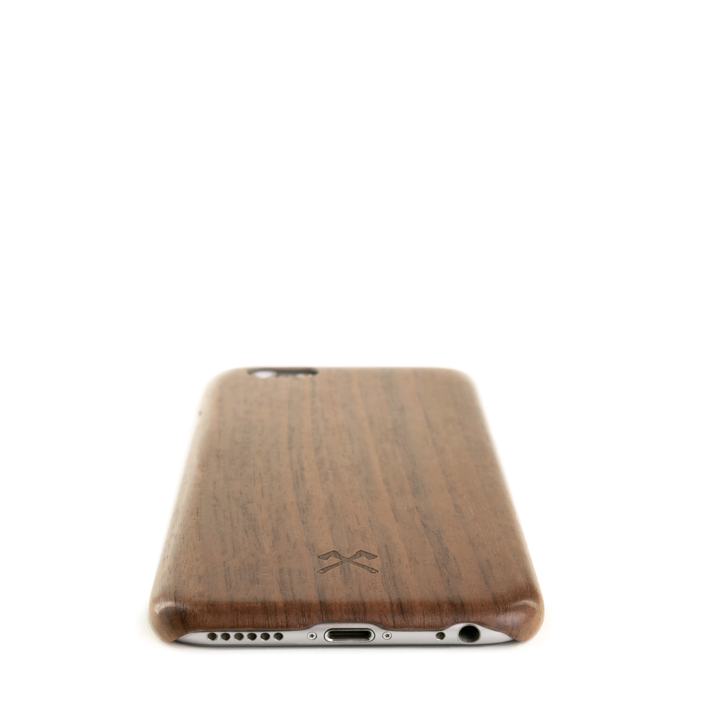 WOODCESSORIES EcoCase Slim Case, Backcover, Apple, iPhone 7, iPhone 8, Walnuss