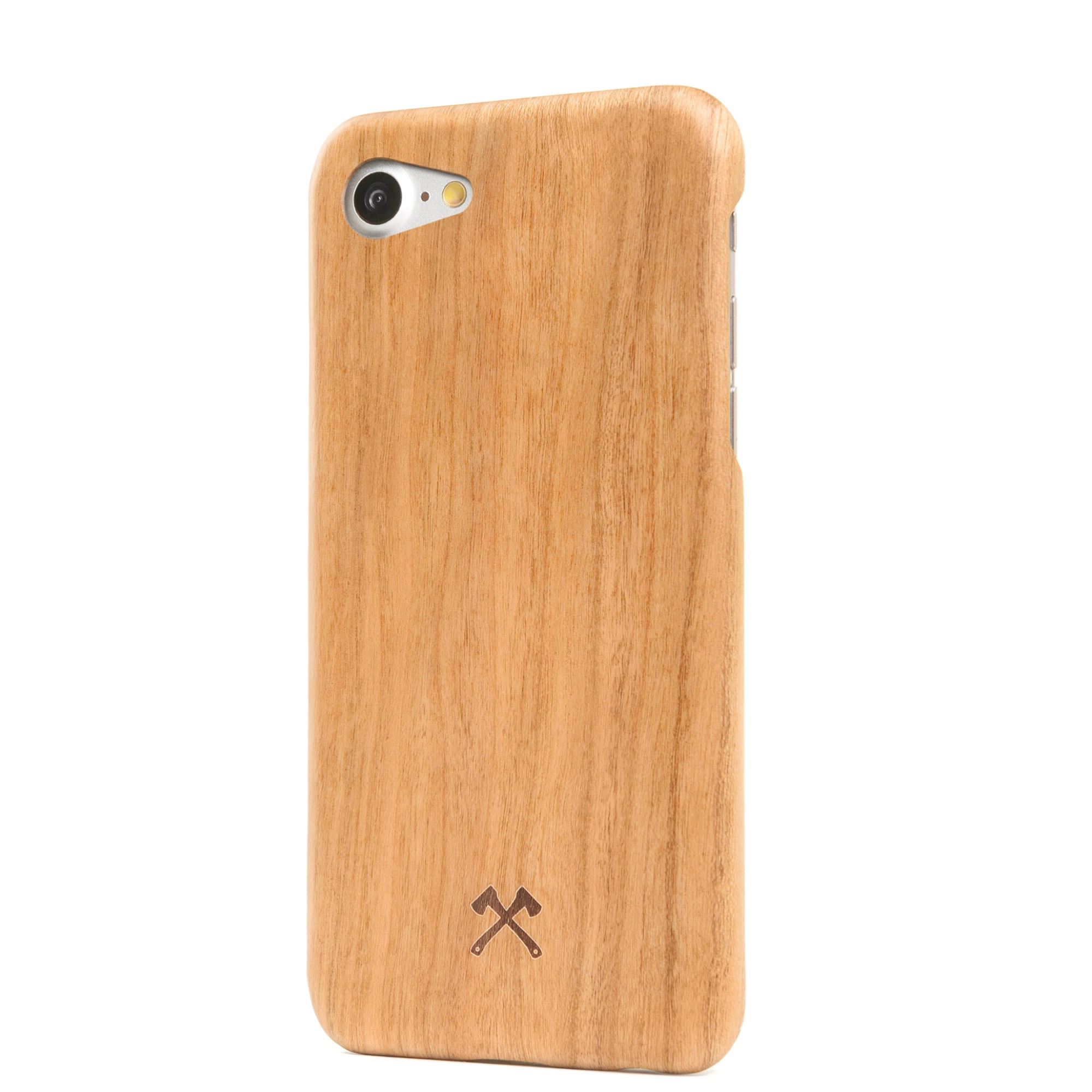 WOODCESSORIES EcoCase Slim Case, Backcover, Apple, iPhone 7, iPhone 8, Kirschholz