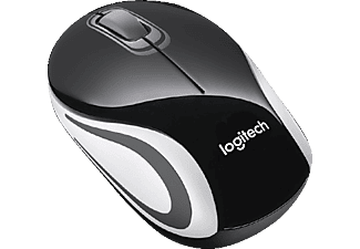 LOGITECH M187 WLESS MINI BLACK - Maus (Schwarz/Silber)