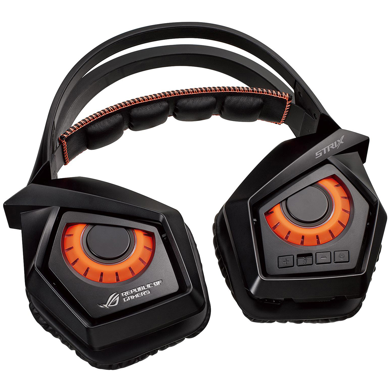 ASUS ROG Strix Wireless, Over-ear Gaming Headset Schwarz/Rot