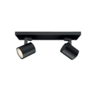 Deckenleuchte Hue White Ambiance Runner 2-er Spot inkl. Dimmschalter, schwarz