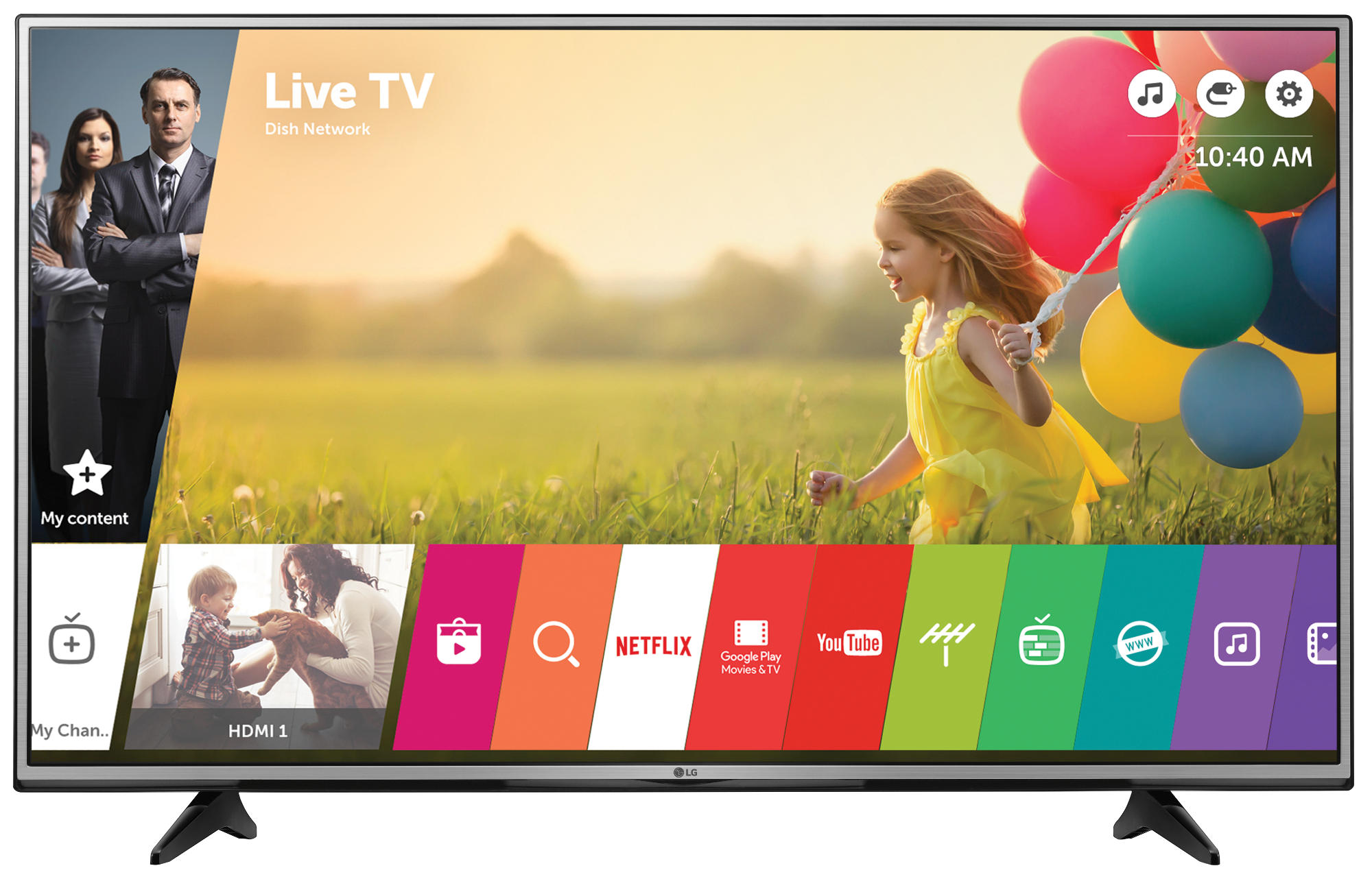 LG ELECTRONICS Fernseher 55UH605V UHD 4K LED Smart TV