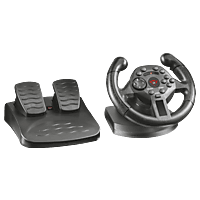 TRUST GXT 570 Rennlenkrad mit Fußpedalen