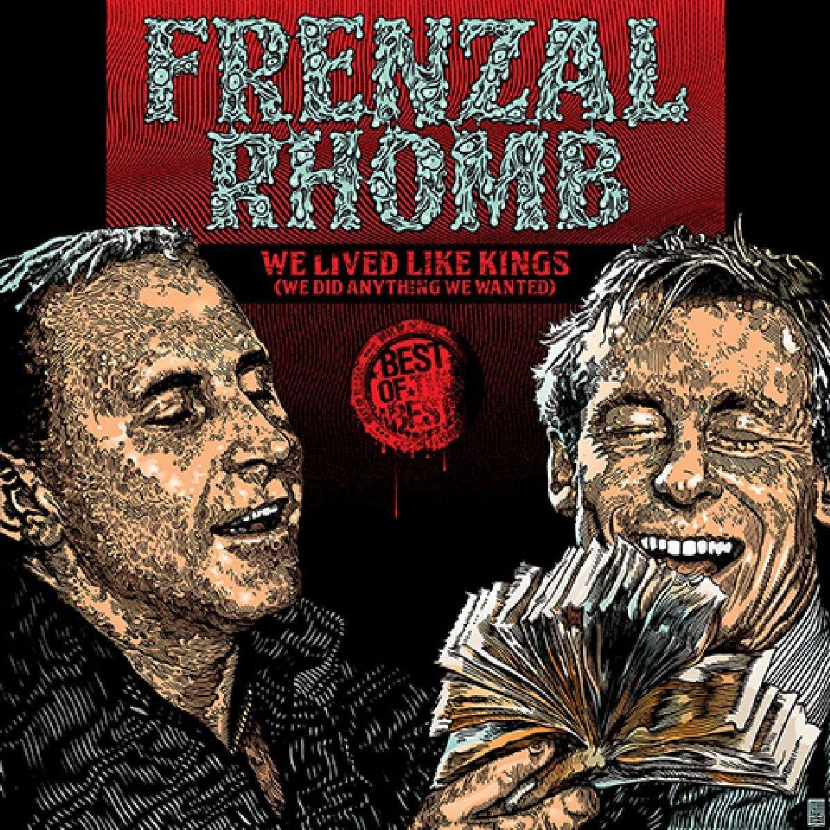 Albumcover mit zwei Männern. Text: Frenzal Rhomb, We Lived Like Kings.