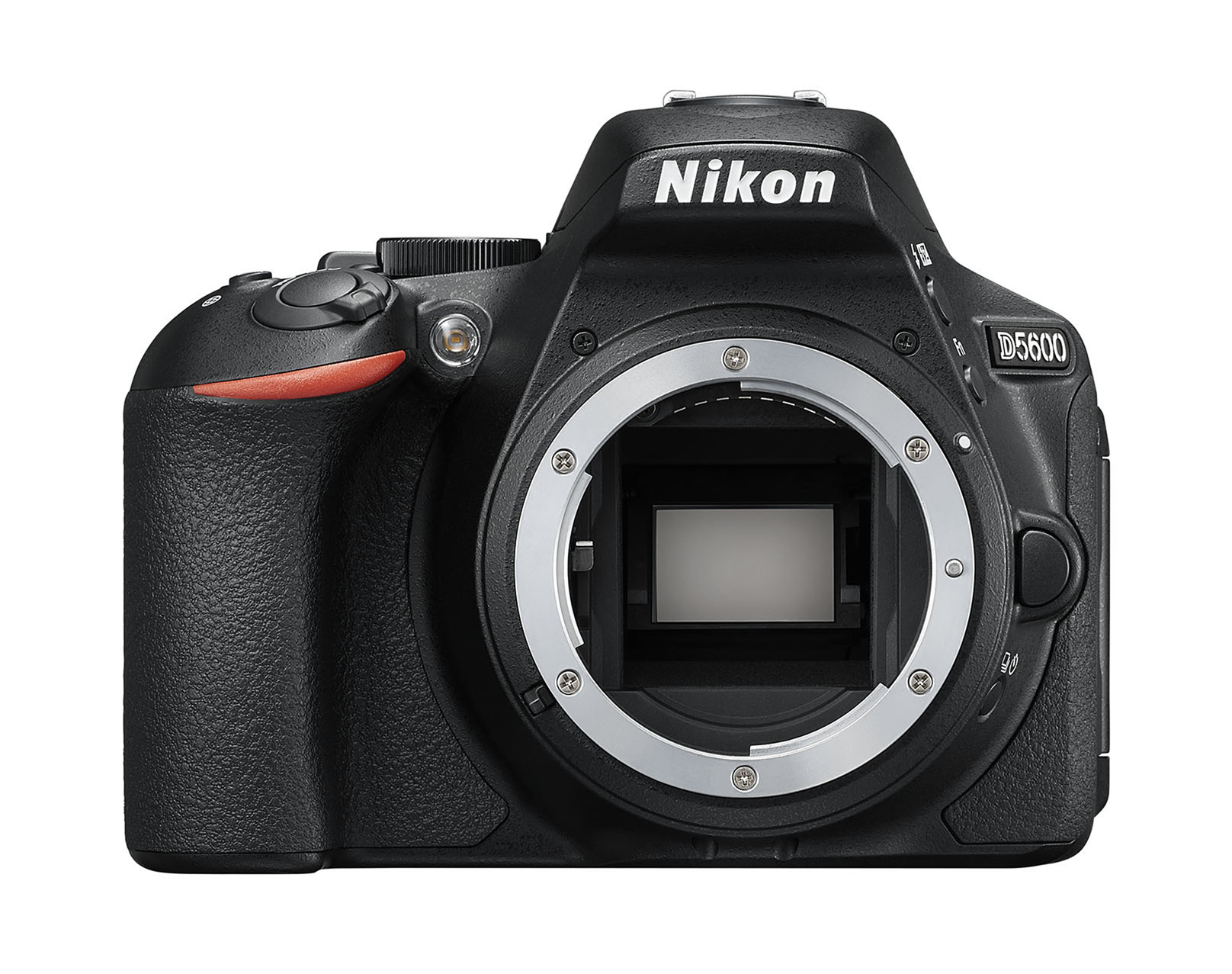 NIKON D5600 Body Spiegelreflexkamera, 24,2 Megapixel, Touchscreen Display, Schwarz