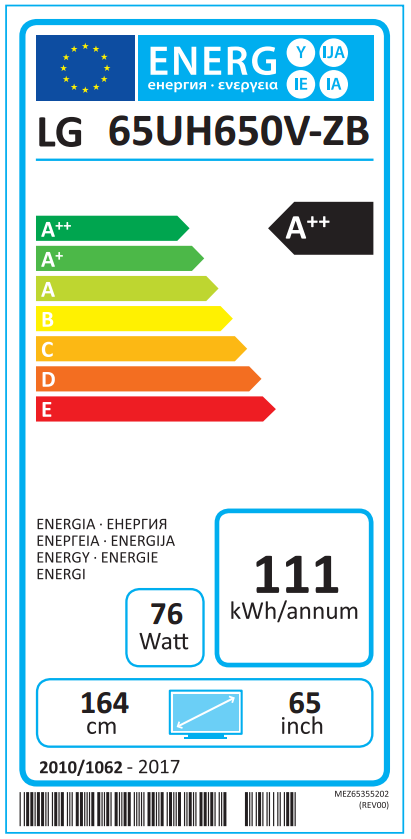 LG ELECTRONICS Fernseher 65UH650V UHD 4K LED Smart TV