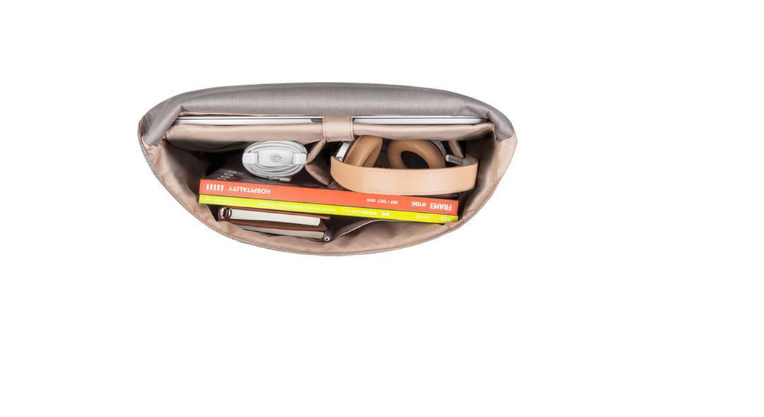 MOSHI Aerio by Moshi Notebooktasche Umhängetasche für Universal Polyester/Kunstleder, Titangrau