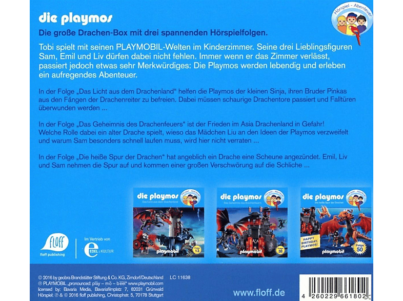 Thumbnail - Die Playmos - Große Drachen-Box (CD)