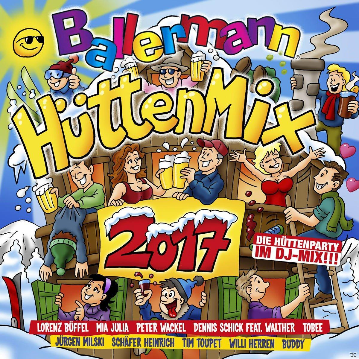 VARIOUS - Ballermann Hütten Mix 2017  - (CD)
