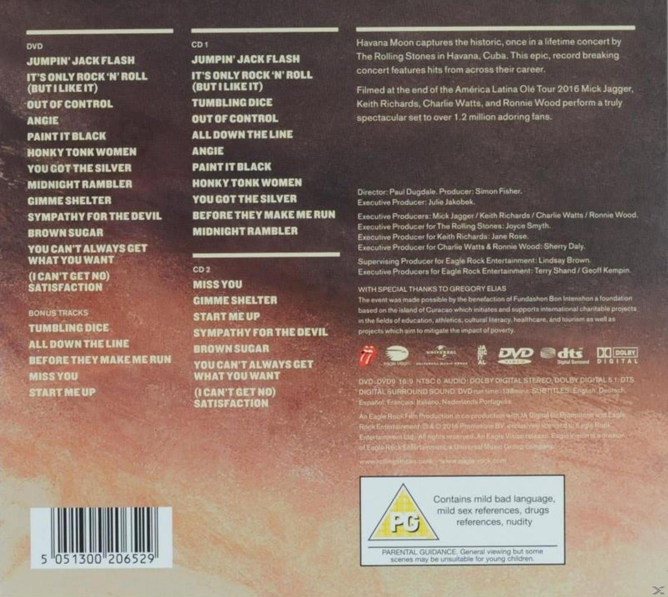 The (DVD DVD+2CD - CD) Moon Havana + Set) Rolling Stones - (Limited