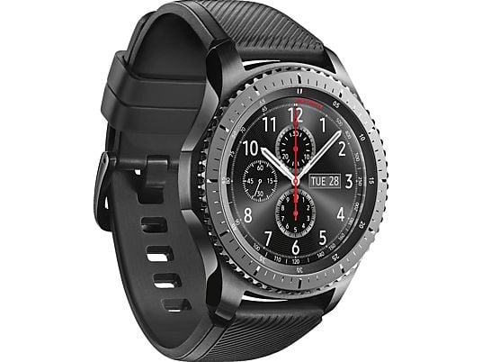 Smartwatch - Samsung Gear S3 Frontier, Gorilla Glass Super Amoled 1,3", GPS, WiFi, Negro