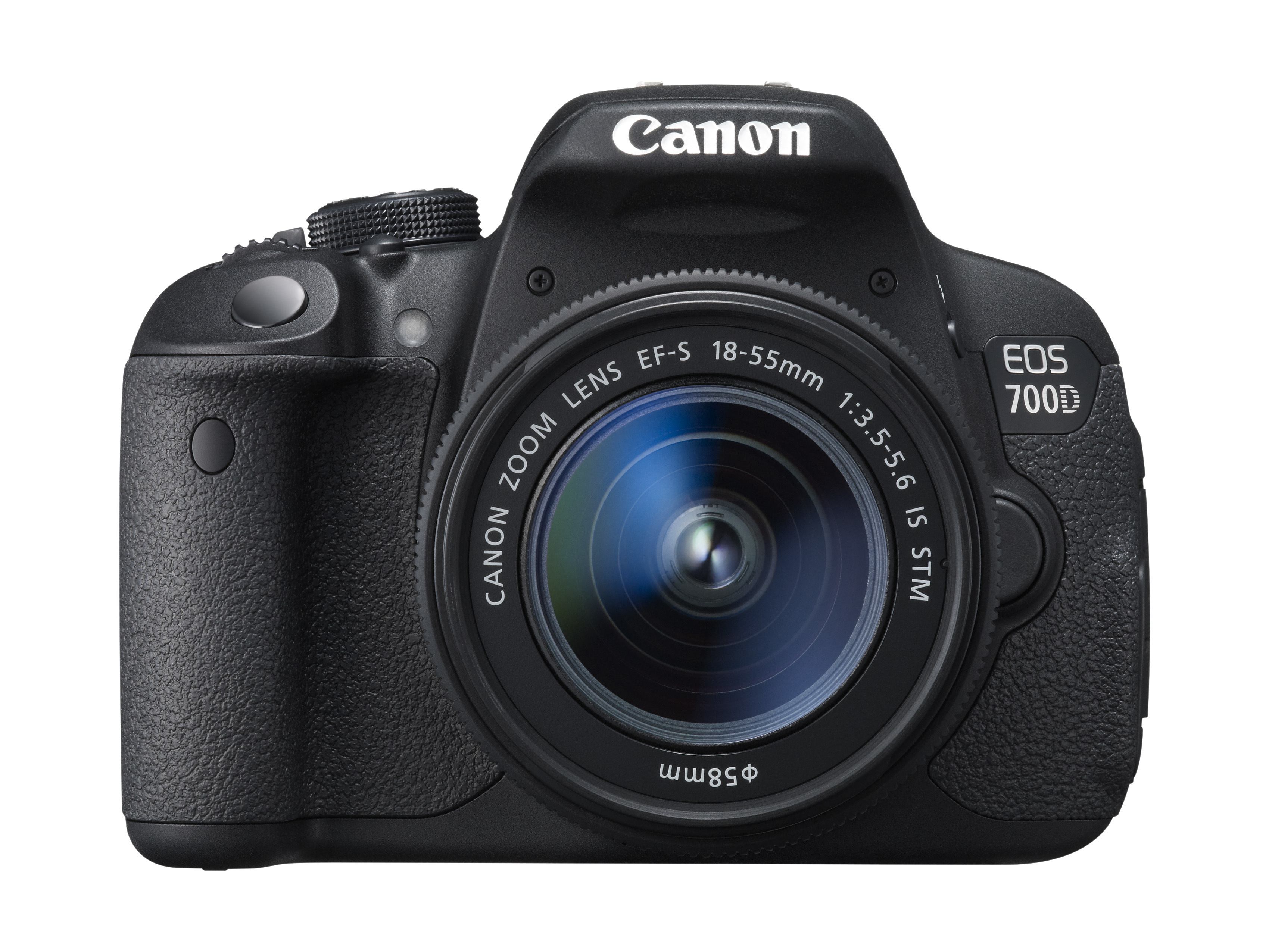 CANON EOS 700 D VUK KIT Spiegelreflexkamera, 18 Megapixel, 18-55 mm Objektiv (EF-S, IS), Touchscreen Display, Schwarz