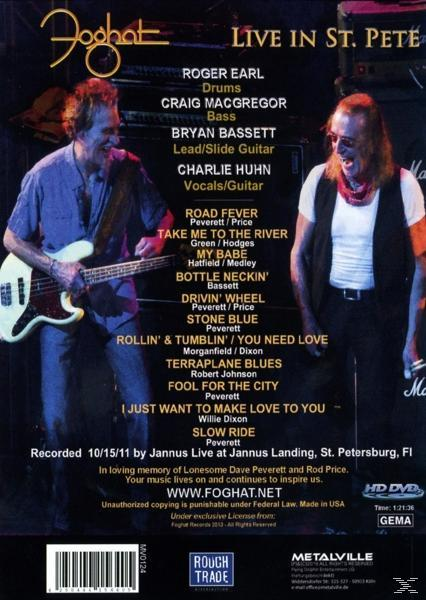 Foghat - Live In St.Pete (DVD)  - (DVD)