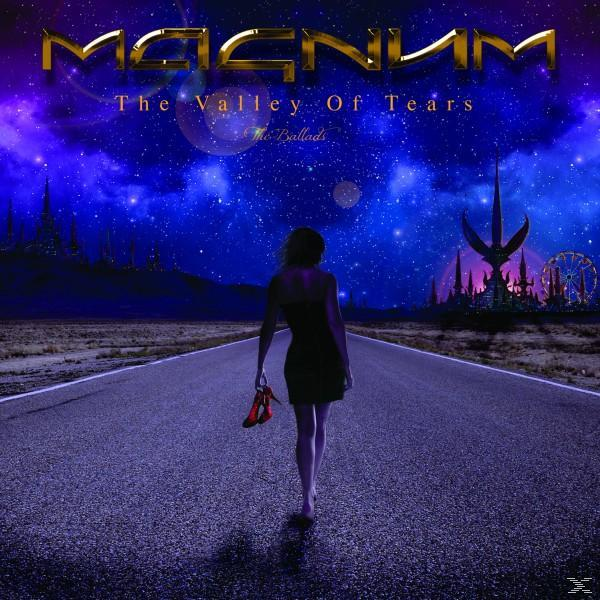 Albumcover mit einer Frau, die auf einer Straße geht. Der Himmel hat Sterne. Der Bandname ist Magnum.