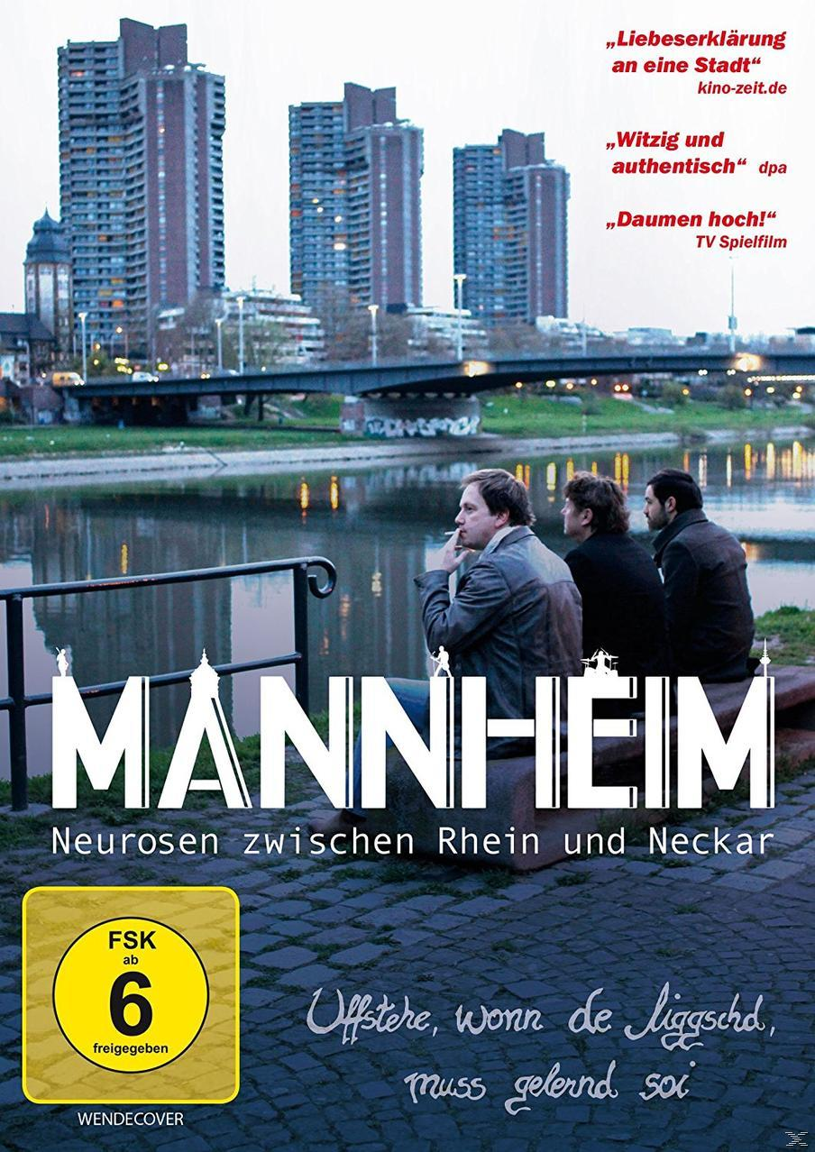 DVD-Cover für "Mannheim". Zeigt eine Stadtansicht mit Menschen am Fluss und den Titel prominent dargestellt.
