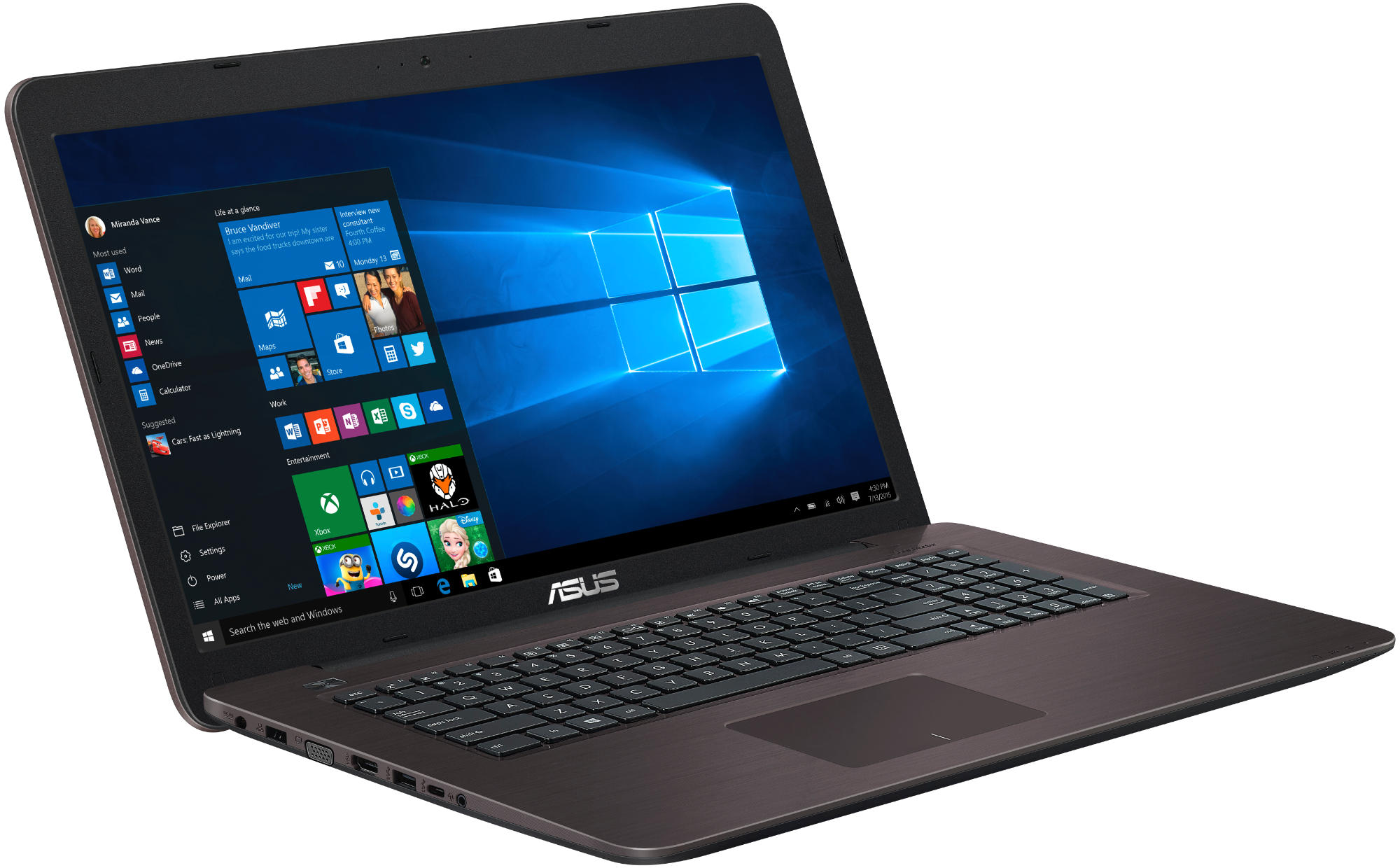 ASUS R753UX-T4262T - 17,3 Zoll - Intel® Core™ i5 i5-7200U - 12 GB - 1 TB - NVIDIA GeForce® GTX 950 - Windows 10 Home (64 Bit)