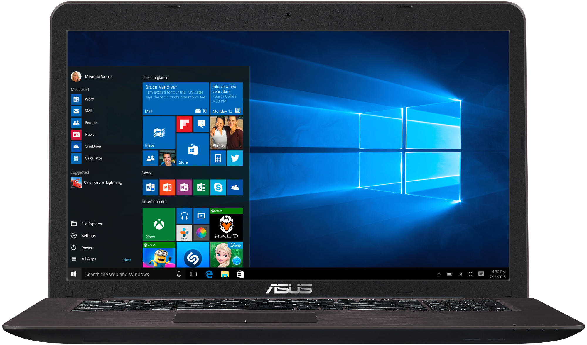 ASUS R753UX-T4262T - 17,3 Zoll - Intel® Core™ i5 i5-7200U - 12 GB - 1 TB - NVIDIA GeForce® GTX 950 - Windows 10 Home (64 Bit)