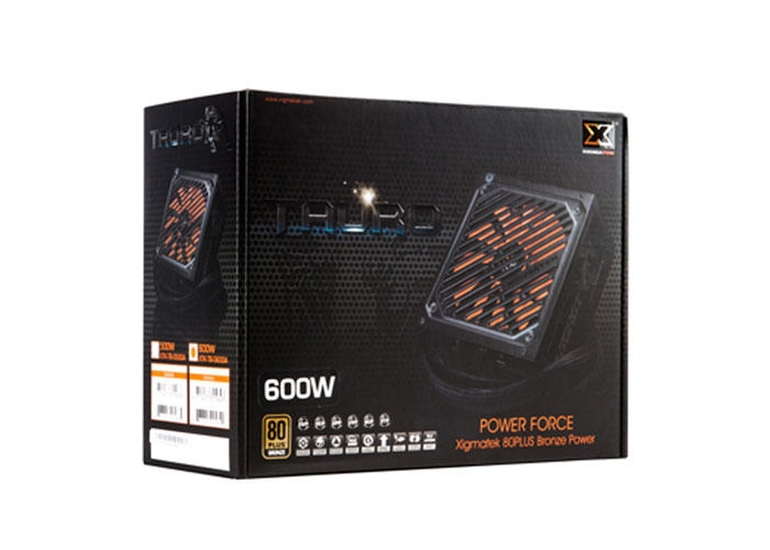 XIGMATEK XTK-TB-0600A Tauro 600W 80Plus Bronze Moduler Flat Kablolu Power Supply