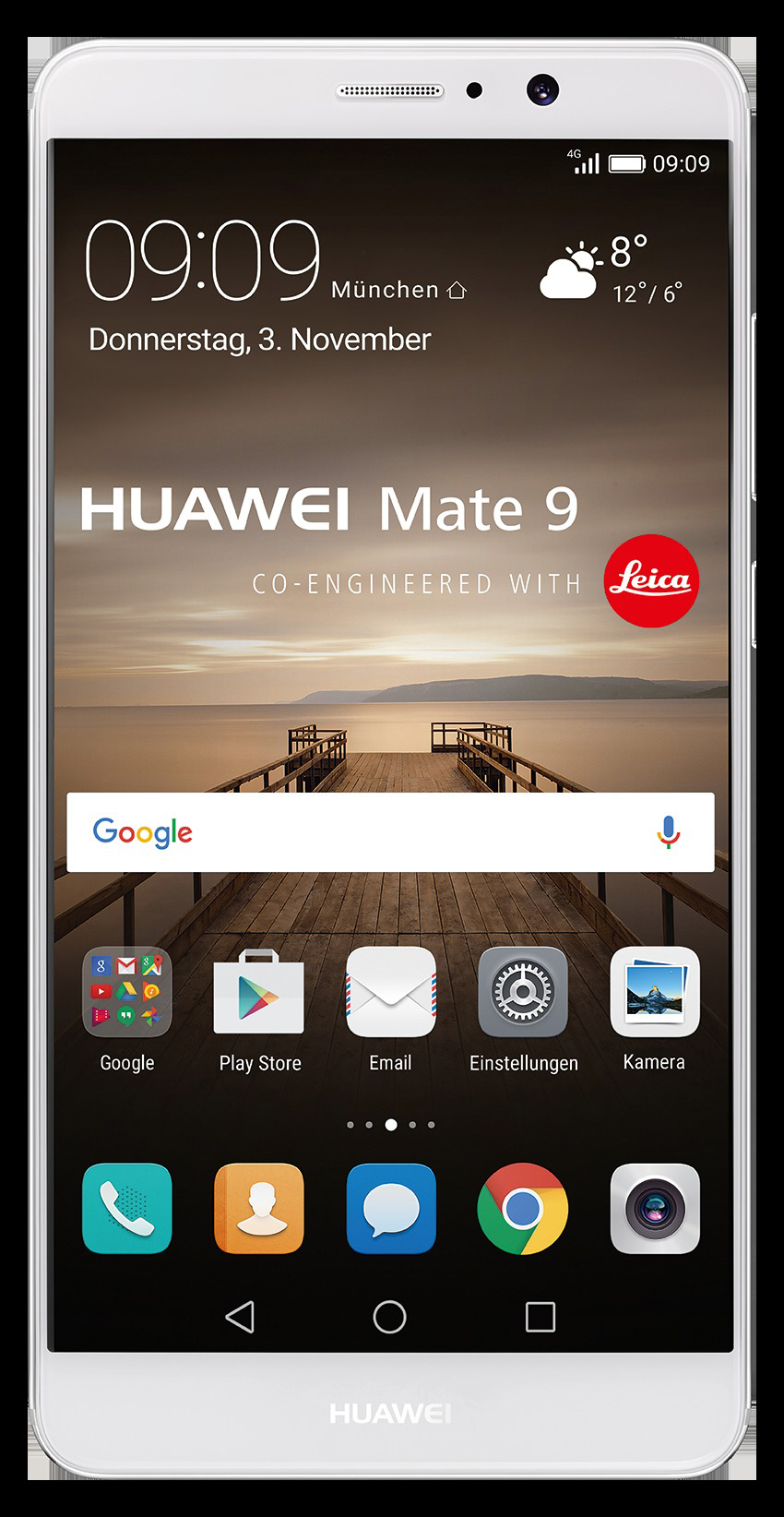 HUAWEI Mate 9 64 GB Silber Dual SIM